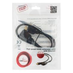 Кабель мультимедийный Cablexpert HDMI M to HDMI F 0.5m Фото 4