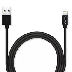 Дата кабель ADATA USB 2.0 AM to Lightning 1.0m MFI Black Фото