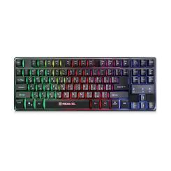 Клавиатура REAL-EL 8710 Gaming TKL Backlit Black Фото