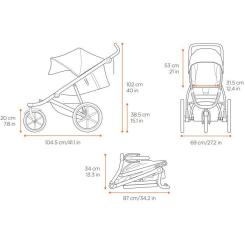 Коляска Thule Urban Glide 2 Thule Blue Фото 8