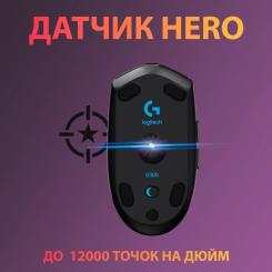 Мышка Logitech G305 Lightspeed Black Фото 1