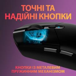 Мышка Logitech G305 Lightspeed Black Фото 6