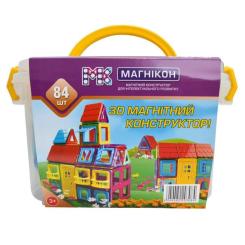 Конструктор Магнікон 84 детали Plastic box Фото 2