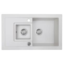 Мойка кухонная Perfelli PIERRA PGP 536-78 WHITE Фото