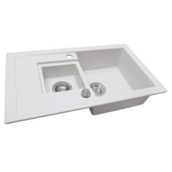 Мойка кухонная Perfelli PIERRA PGP 536-78 WHITE Фото 1