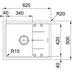 Мойка кухонная Franke BASIS BFG 611-62 Фото 1