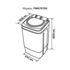 Стиральная машина PRIME Technics PWA701SG Фото 10