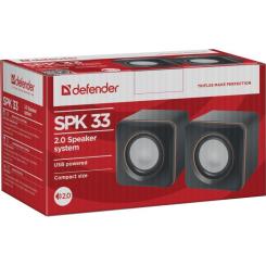 Акустическая система Defender SPK 33 Black Фото 2