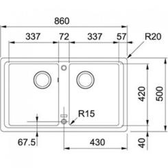 Мойка кухонная Franke Basis BFG 620 Фото 1