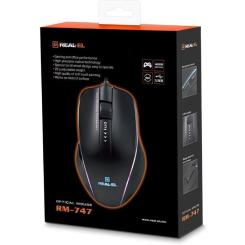 Мышка REAL-EL RM-747 USB Black Фото 6
