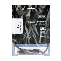 Кабель мультимедийный Cablexpert HDMI M to HDMI M 0.5m V1.4 Фото 2