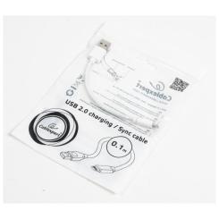 Дата кабель Cablexpert USB 2.0 AM to Lightning 0.1m Фото 1