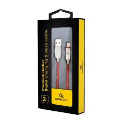 Дата кабель Cablexpert USB 2.0 AM to Lightning 2.0m Фото 1
