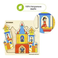 Развивающая игрушка Quokka Пазл-мозаика Сказочный замок Фото 4