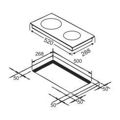 Варочная поверхность Interline VHK 435 SPT BA Фото 2