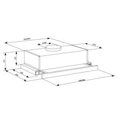 Вытяжка кухонная Eleyus Cyclon 700 50 BG Фото 11