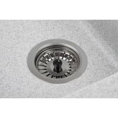 Мойка кухонная Ventolux SILVIA (GRAY GRANIT) Фото 2