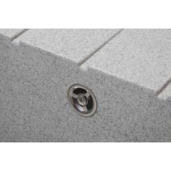 Мойка кухонная Ventolux SILVIA (GRAY GRANIT) Фото 3