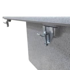 Мойка кухонная Ventolux SILVIA (GRAY GRANIT) Фото 7