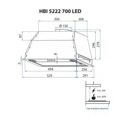 Вытяжка кухонная Minola HBI 5222 I 700 LED Фото 8