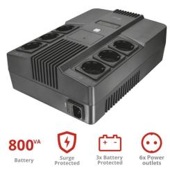 Источник бесперебойного питания Trust Maxxon 800VA UPS Фото 9