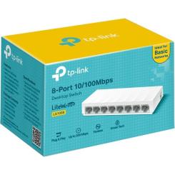 Коммутатор сетевой TP-Link LS1008 Фото 2