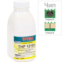 Тонер WWM HP CLJ CP1025 35г Yellow +chip Фото