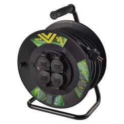 Сетевой удлинитель EMOS катушка 4 роз., 50 м Фото 1