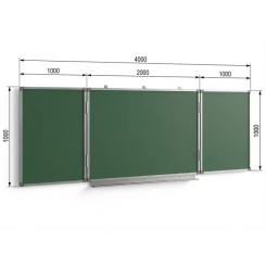 Школьная доска Sector магнитно-меловая, 400х100 см Фото 3