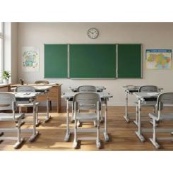 Школьная доска Sector магнитно-меловая, 400х100 см Фото 7