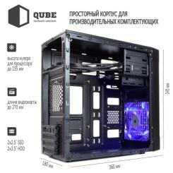 Корпус для ПК Qube QB20A_WBNU3 Фото 3