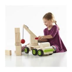 Спецтехника Guidecraft Block Science Trucks Большая стенобитная машина Фото 1