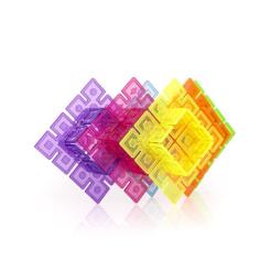 Конструктор Guidecraft Interlox Squares Квадраты, 96 деталей Фото 4