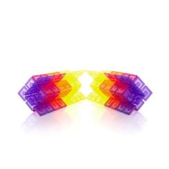 Конструктор Guidecraft Interlox Squares Квадраты, 96 деталей Фото 5