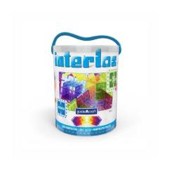 Конструктор Guidecraft Interlox Squares Квадраты, 96 деталей Фото 8