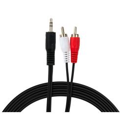 Кабель мультимедийный Vinga 3.5mm M to 2xRCA M 5.0m Фото
