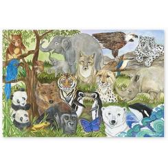 Пазл Melissa&Doug Мега "Вымирающие виды животных", 48 элементов Фото