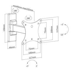 Кронштейн Satelit 13-32PIVOT100 Фото 1