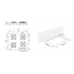 Варочная поверхность Eleyus ASTRA 60 BL CF Фото 11