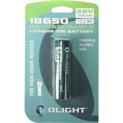 Аккумулятор Olight 18650 3.6V 3400mAh Фото 2