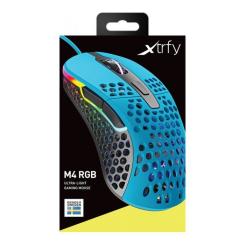Мышка Xtrfy M4 RGB Miami Blue Фото 6