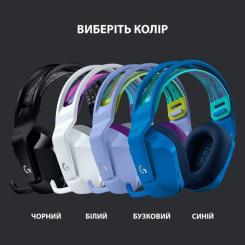 Наушники Logitech G733 Lightspeed Wireless RGB Gaming Headset Blue Фото 6