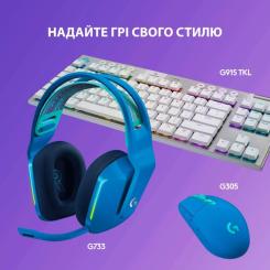 Наушники Logitech G733 Lightspeed Wireless RGB Gaming Headset Blue Фото 7