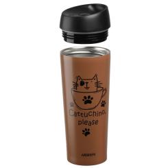 Термокружка Ardesto Coffee Time Cat 450 мл Mocco Фото 1