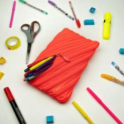 Пенал Zipit Neon Jumbo Glowing Peach Фото 2