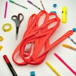 Пенал Zipit Neon Jumbo Glowing Peach Фото 3