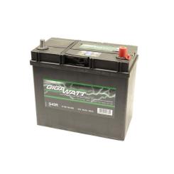 Аккумулятор автомобильный GigaWatt 45А Фото 1