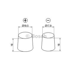 Аккумулятор автомобильный Bosch 63А Фото 4