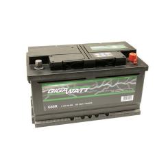 Аккумулятор автомобильный GigaWatt 80А Фото 2