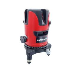 Лазерный нивелир Protester 2 линии 1H/1V красный луч Фото